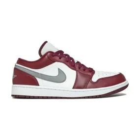 Nike Air Jordan 1 Low (Bordeaux/ White/ Bordeaux/ Grey) ...