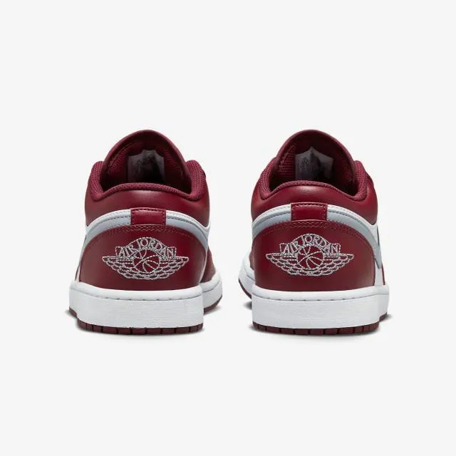 Nike Air Jordan 1 Low (Bordeaux/ White/ Bordeaux/ Grey) ...