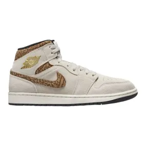 Nike Air Jordan 1 Mid SE (Brown Elephant/ Light Orewood ...