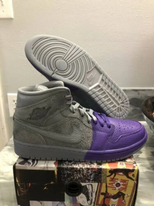 Nike Air Jordan 1 Mid SE Sheila Rashid Cool Grey Court P...