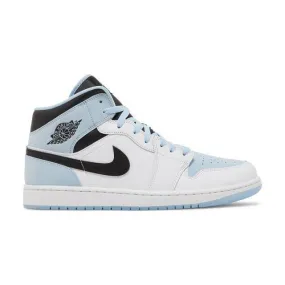 Nike Air Jordan 1 Mid SE (White Ice Blue/ White/ Ice Blu...