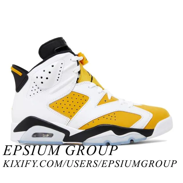 Nike Air Jordan 6 Retro (Yellow Ochre/ White/ Yellow Och...