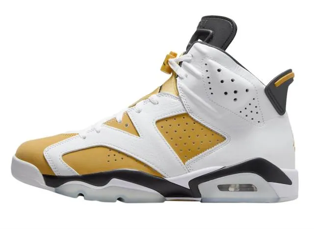 Nike Air Jordan 6 Retro (Yellow Ochre/ White/ Yellow Och...