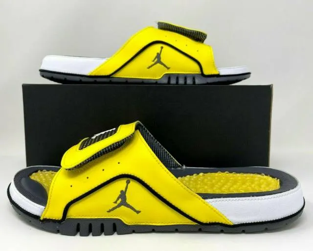 Nike Air Jordan Retro IV 4 Hydro Slide Lightning Yellow ...