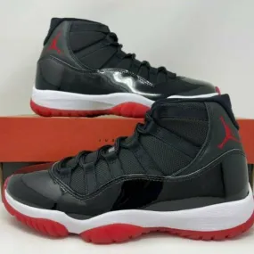 Nike Air Jordan Retro XI 11 Bred 2019 Black True Red Men...