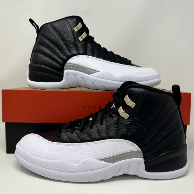 Nike Air Jordan Retro XII 12 Playoffs 2022 Black White M...