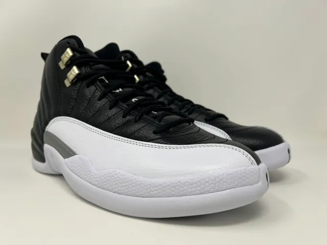 Nike Air Jordan Retro XII 12 Playoffs 2022 Black White M...