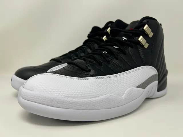 Nike Air Jordan Retro XII 12 Playoffs 2022 Black White M...