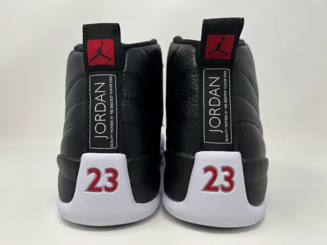 Nike Air Jordan Retro XII 12 Playoffs 2022 Black White M...