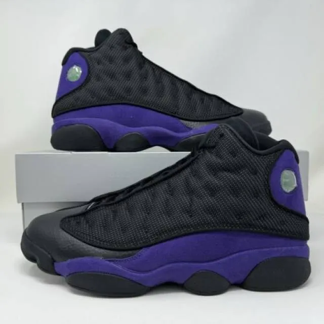 Nike Air Jordan Retro XIII 13 Court Purple Black Men's S...