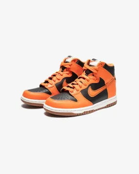 NIKE GS DUNK HIGH - BLACK/ SAFETYORANGE/ YELLOWSTRIKE