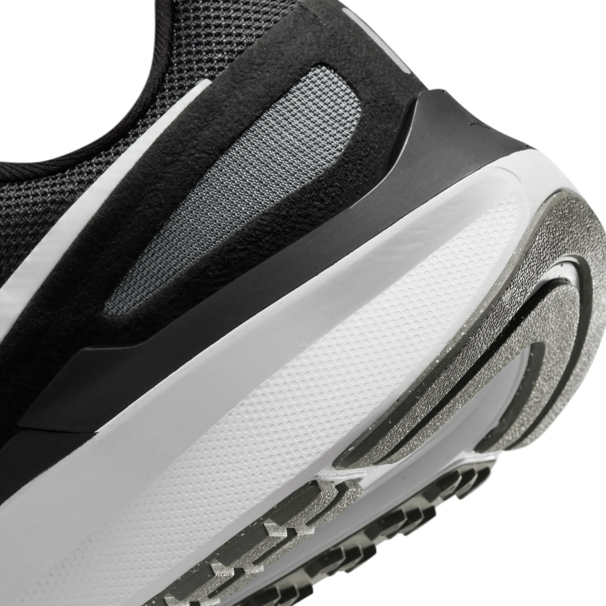 Nike Men's Structure 25 Wide Fit Running Shoes Black / White / Iron Grey