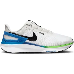 Nike Men's Structure 25 Wide Fit Running Shoes White / Platinum Tint / Star Blue / Black