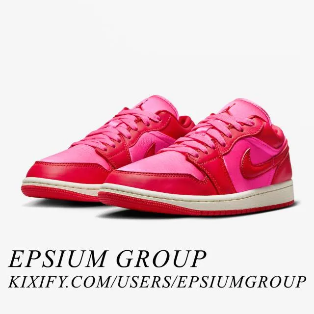 Nike Women's Air Jordan 1 Low SE (Pink Blast/ Pink Blast...