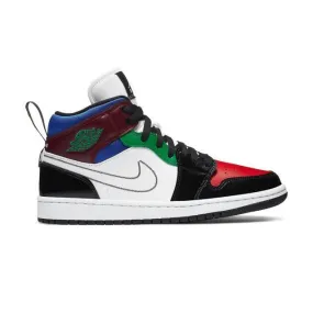 Nike Women's Air Jordan 1 Mid SE (Multicolor/ Black/ Univers