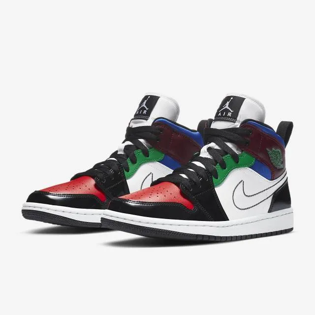 Nike Women's Air Jordan 1 Mid SE (Multicolor/ Black/ Univers