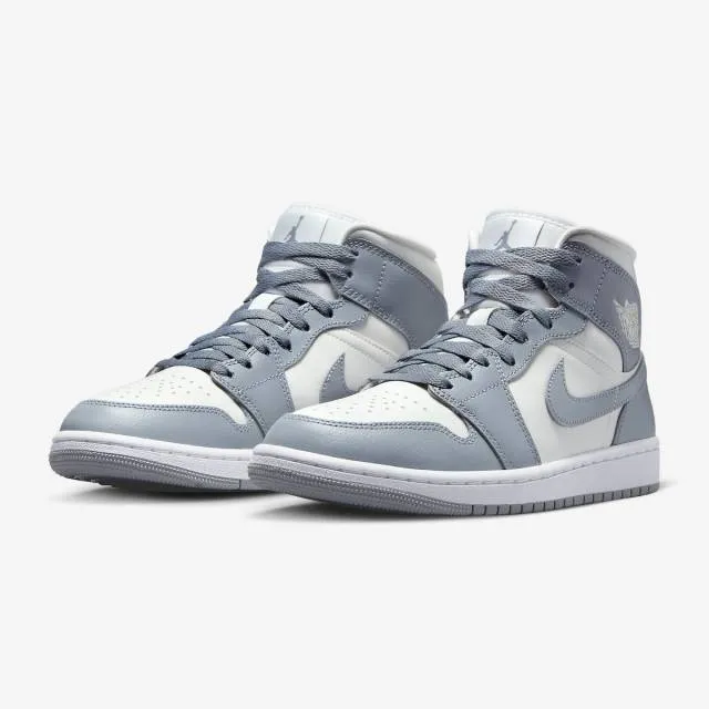 Nike Women's Air Jordan 1 Mid (Stealth/ Sail/ Stealth/ W...