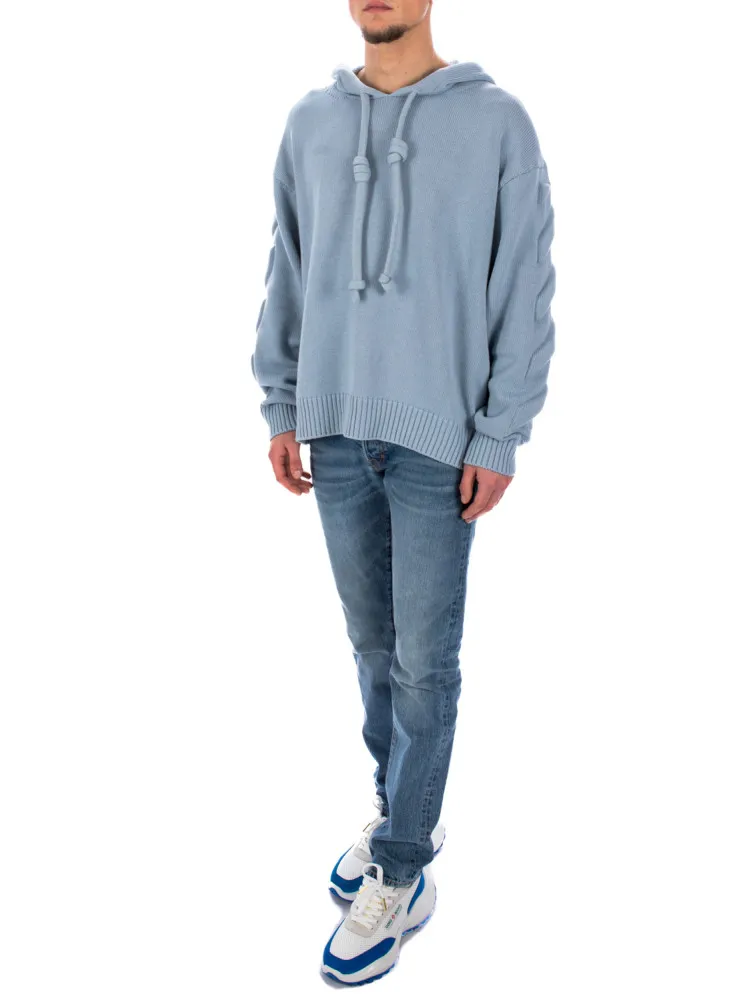 Off White 3d Diag Knit Hoodie | Credomen