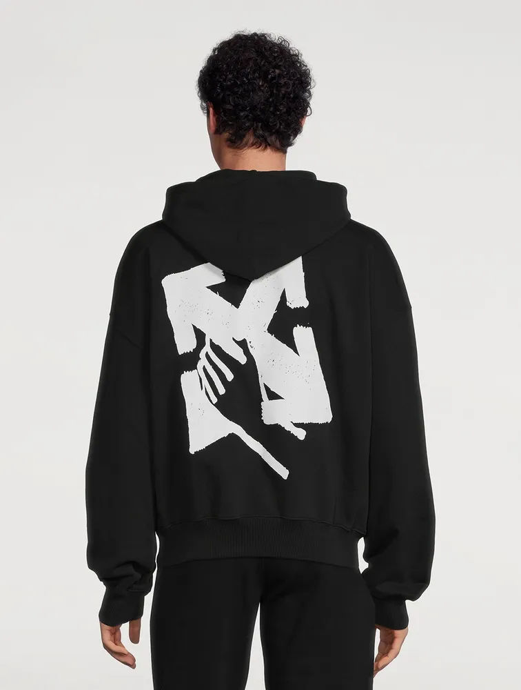 OFF WHITE Hand Arrow Boxy Hoodie