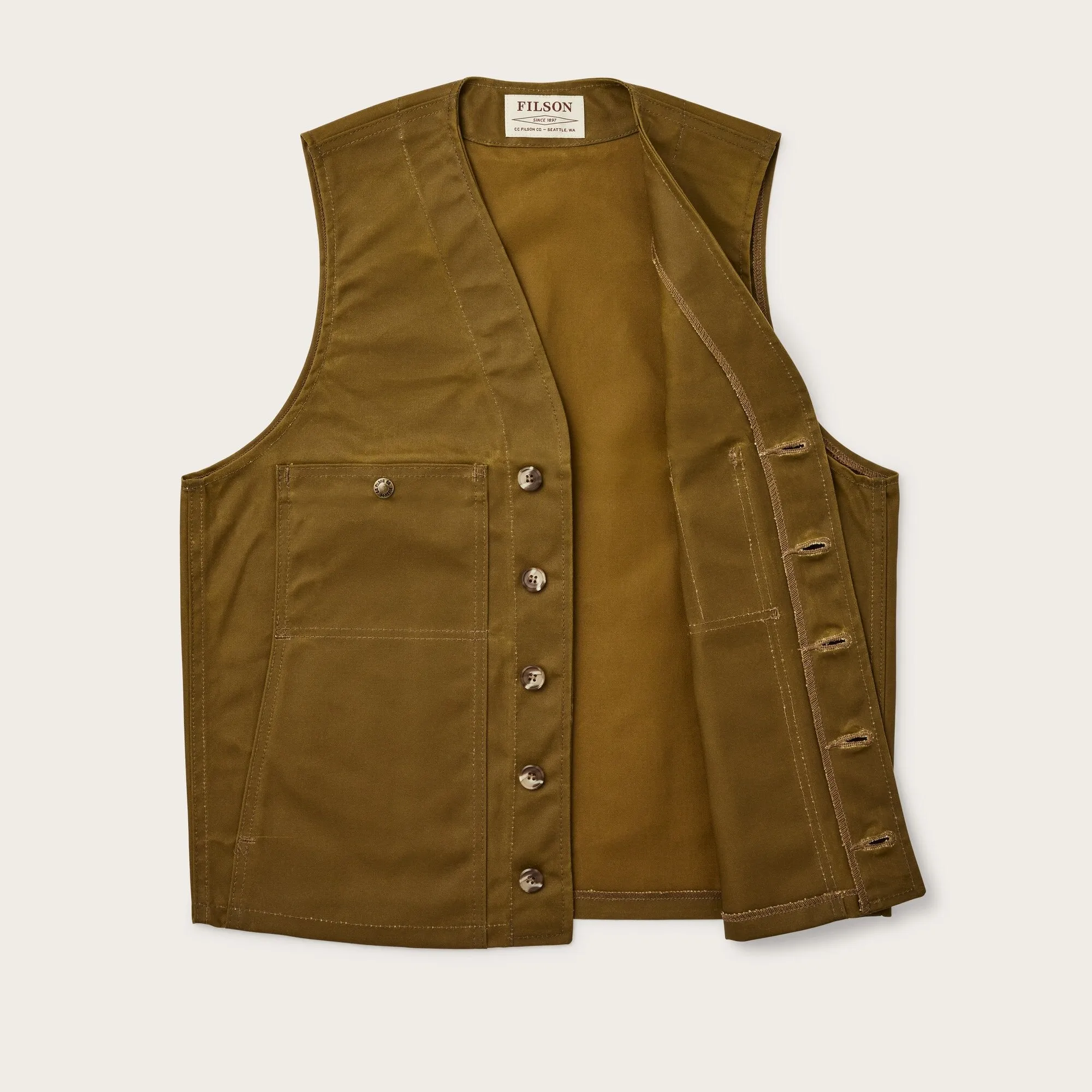 OIL TIN CLOTH VEST