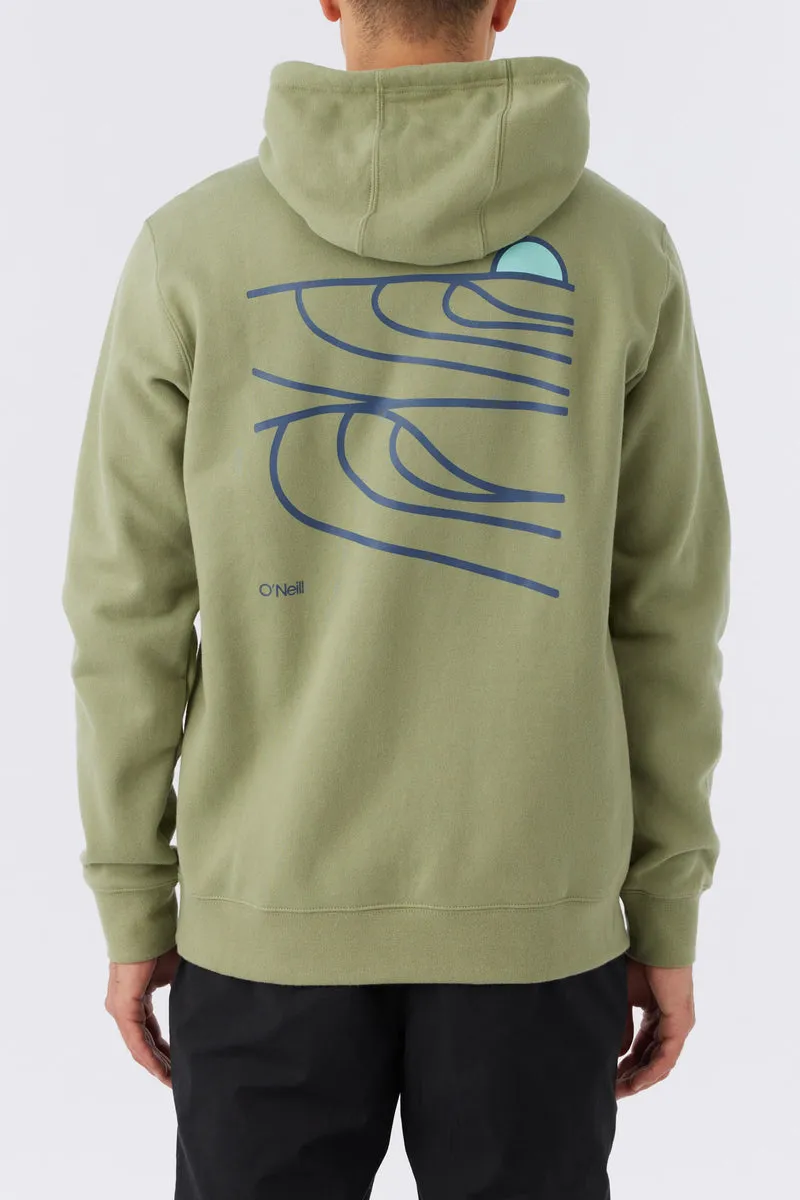 O'Neill OG Tidal Pullover Sweatshirt-Dust Green