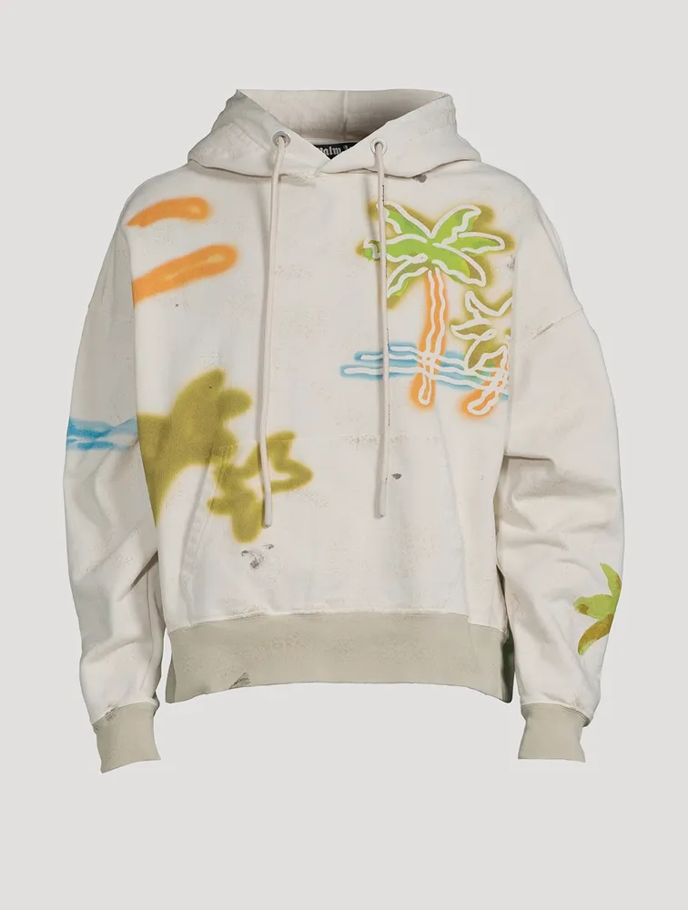 PALM ANGELS Palm Neon Cotton Hoodie