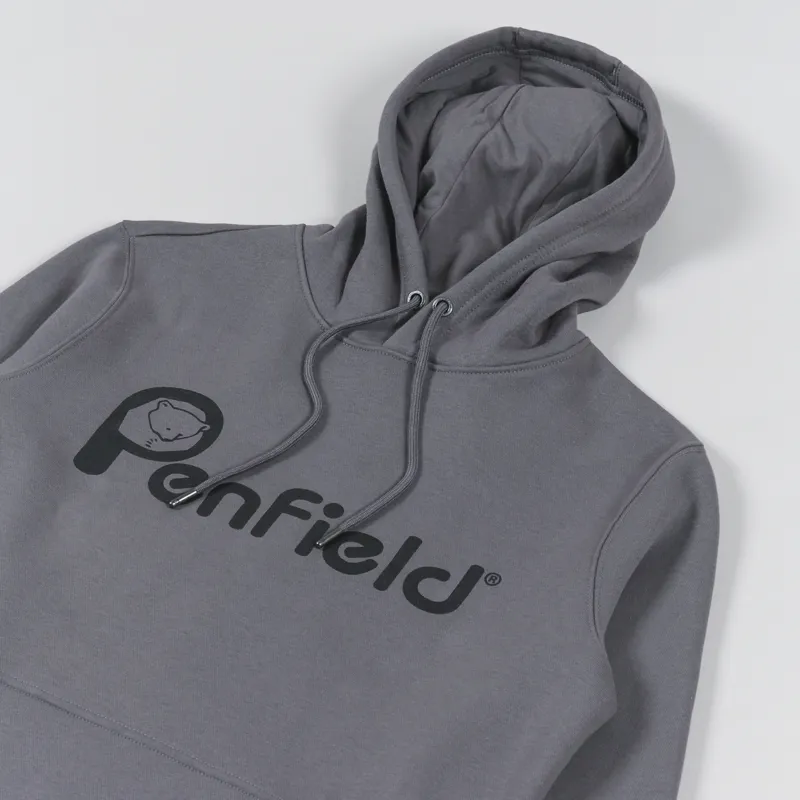 Penfield Bear Chest Print Hoodie Castlerock