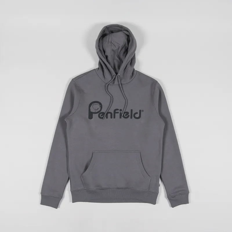 Penfield Bear Chest Print Hoodie Castlerock