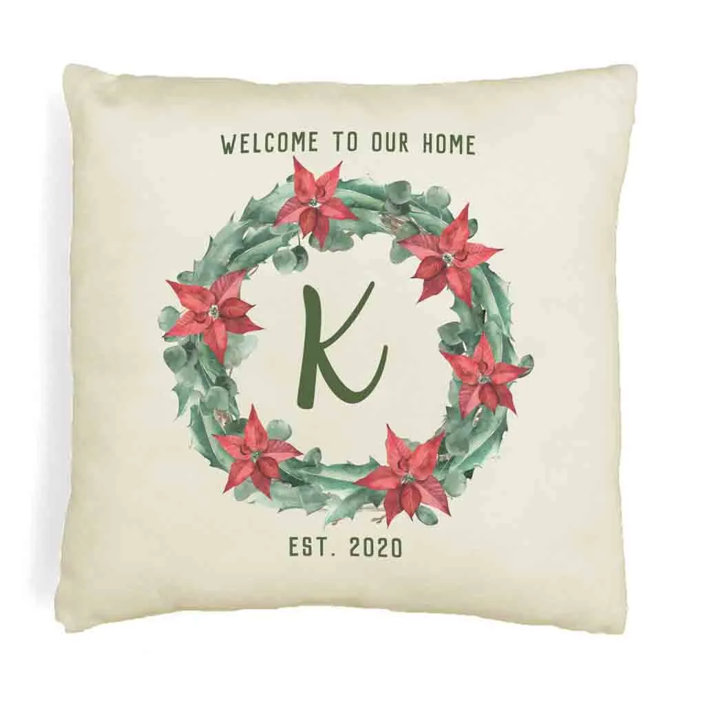 Personalized Holiday Accent Throw Pillow for Home Decor