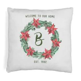 Personalized Holiday Accent Throw Pillow for Home Decor