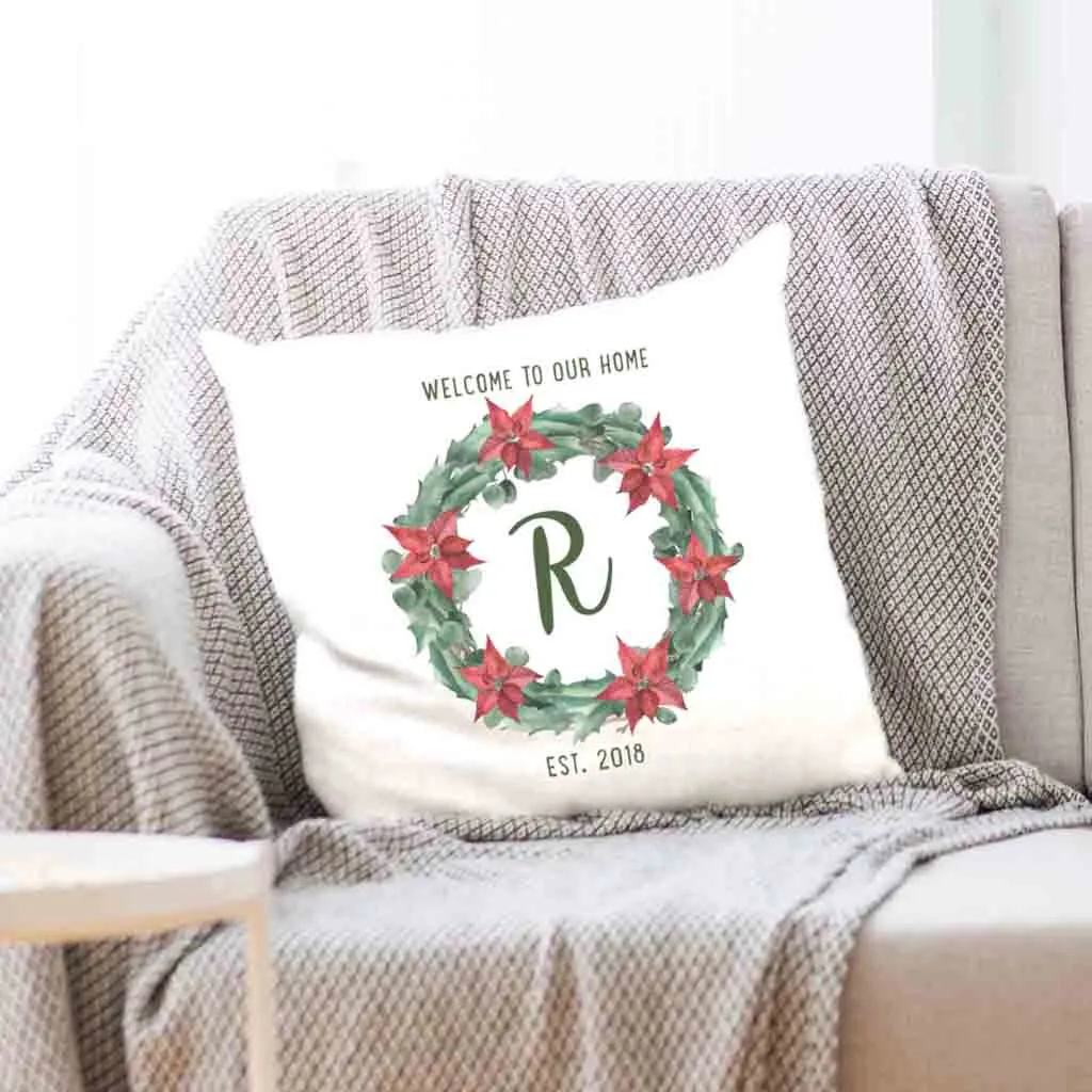 Personalized Holiday Accent Throw Pillow for Home Decor