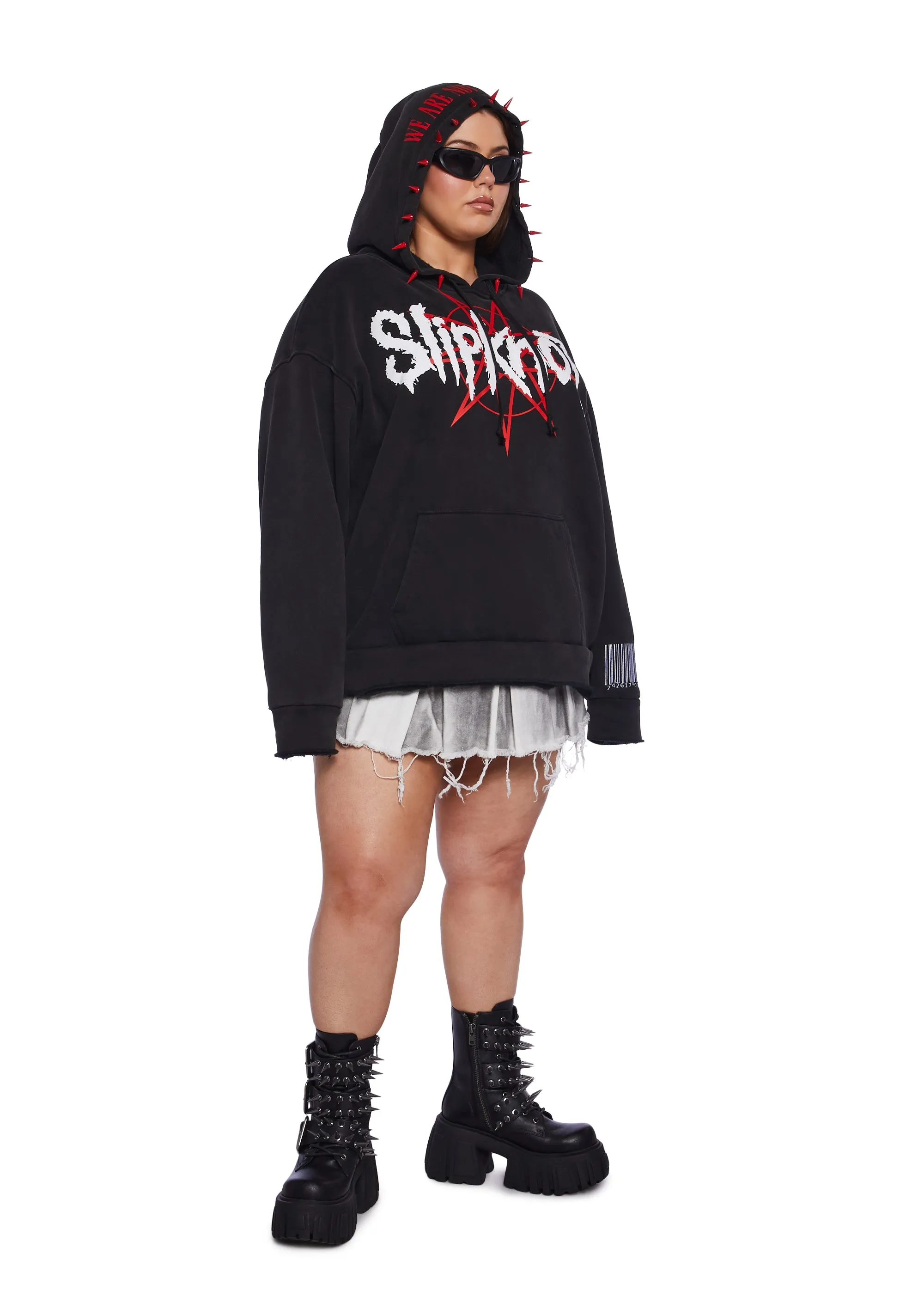 Plus Come Play Dying Graphic Hoodie-