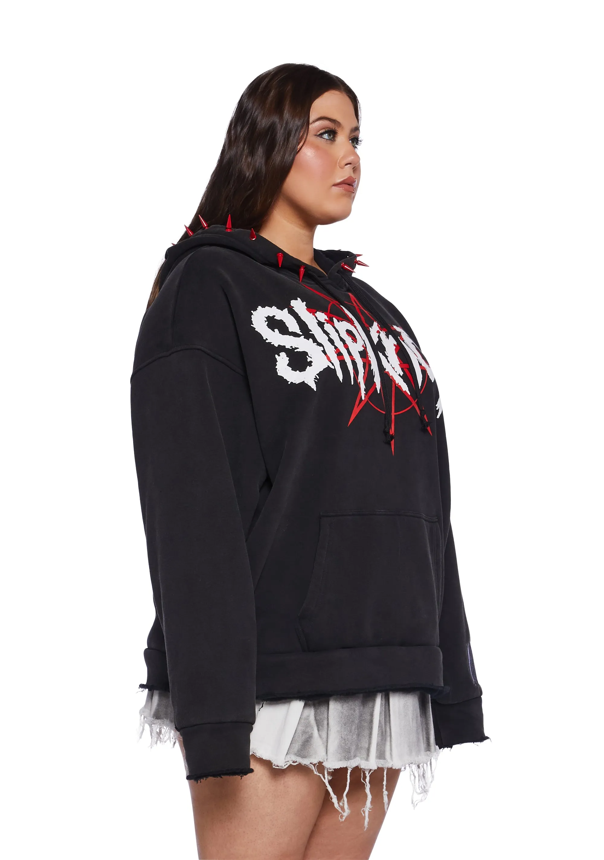 Plus Come Play Dying Graphic Hoodie-