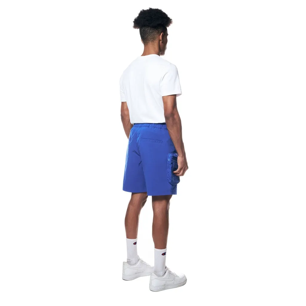 Printed Utility Lounge Windbreaker Shorts - Royal