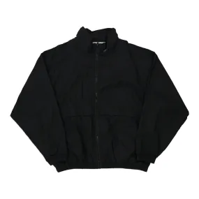 Reebok Windbreaker - XL Black Nylon