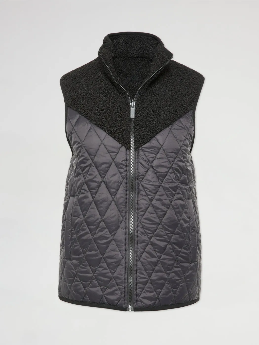 Reversible Ski Vest - BLACK/BLACK