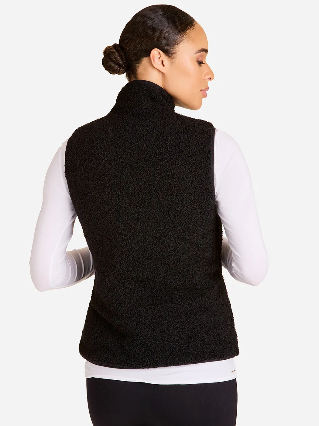 Reversible Ski Vest - BLACK/BLACK