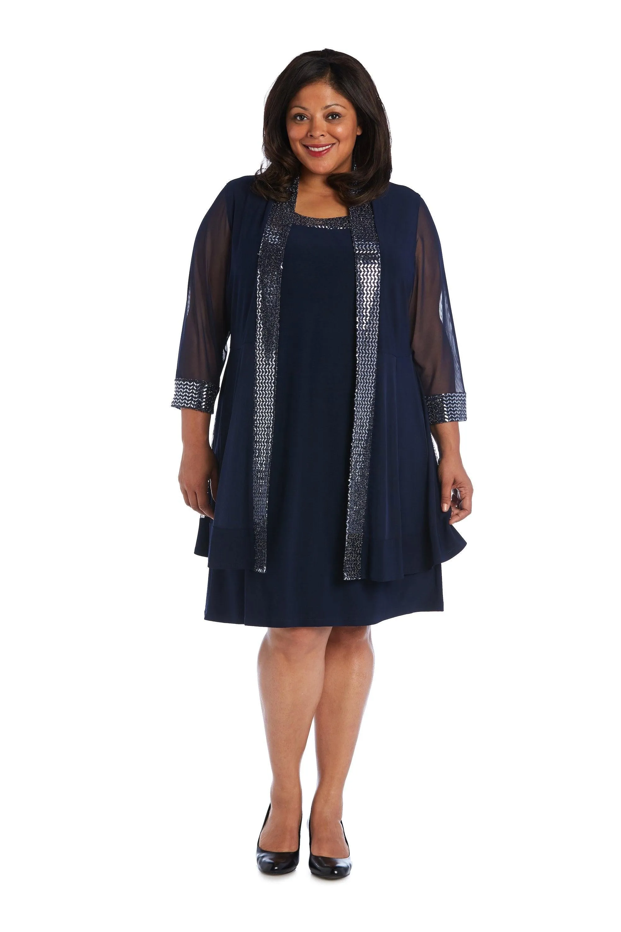 R&M Richards 5327W Short Plus Size Jacket Dress Sale