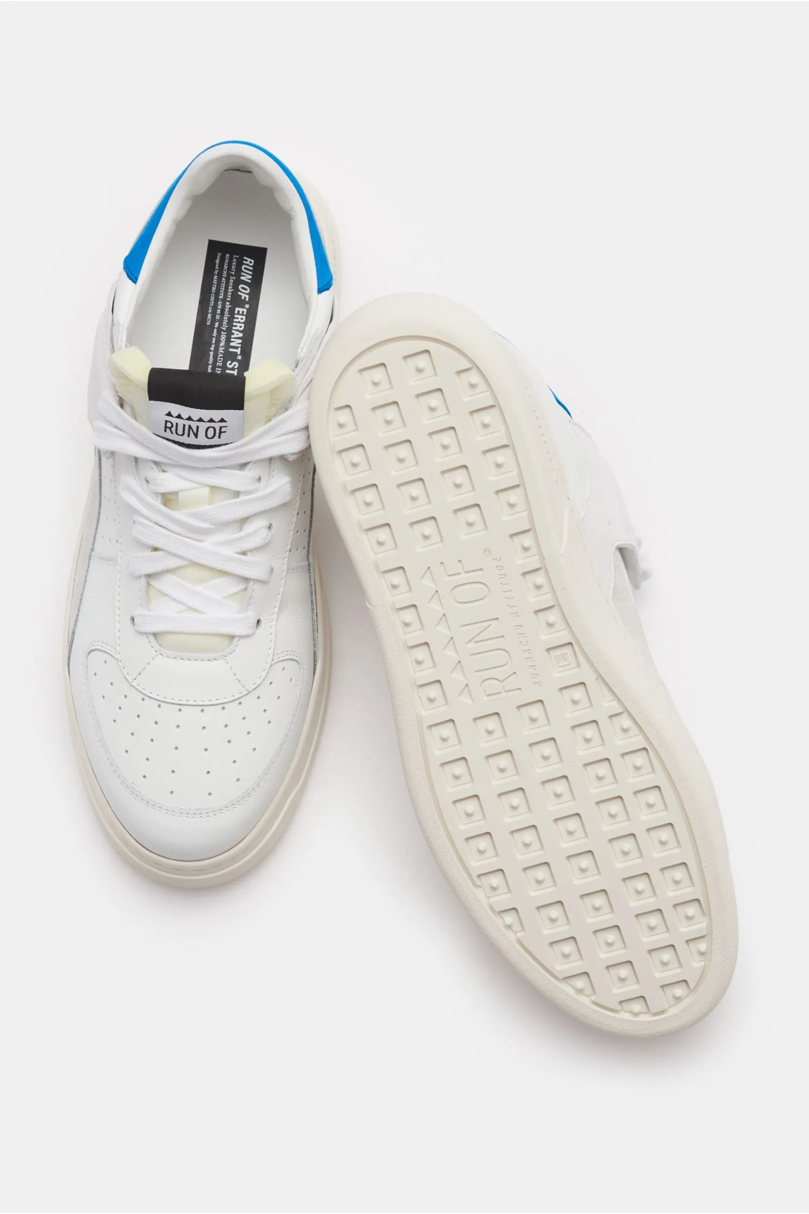 RUN OF sneakers 'Errant' white/azure