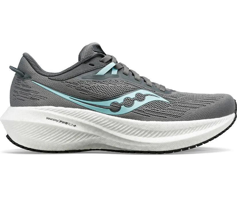 Saucony Triumph 21 (Gravel/Black) - Women's