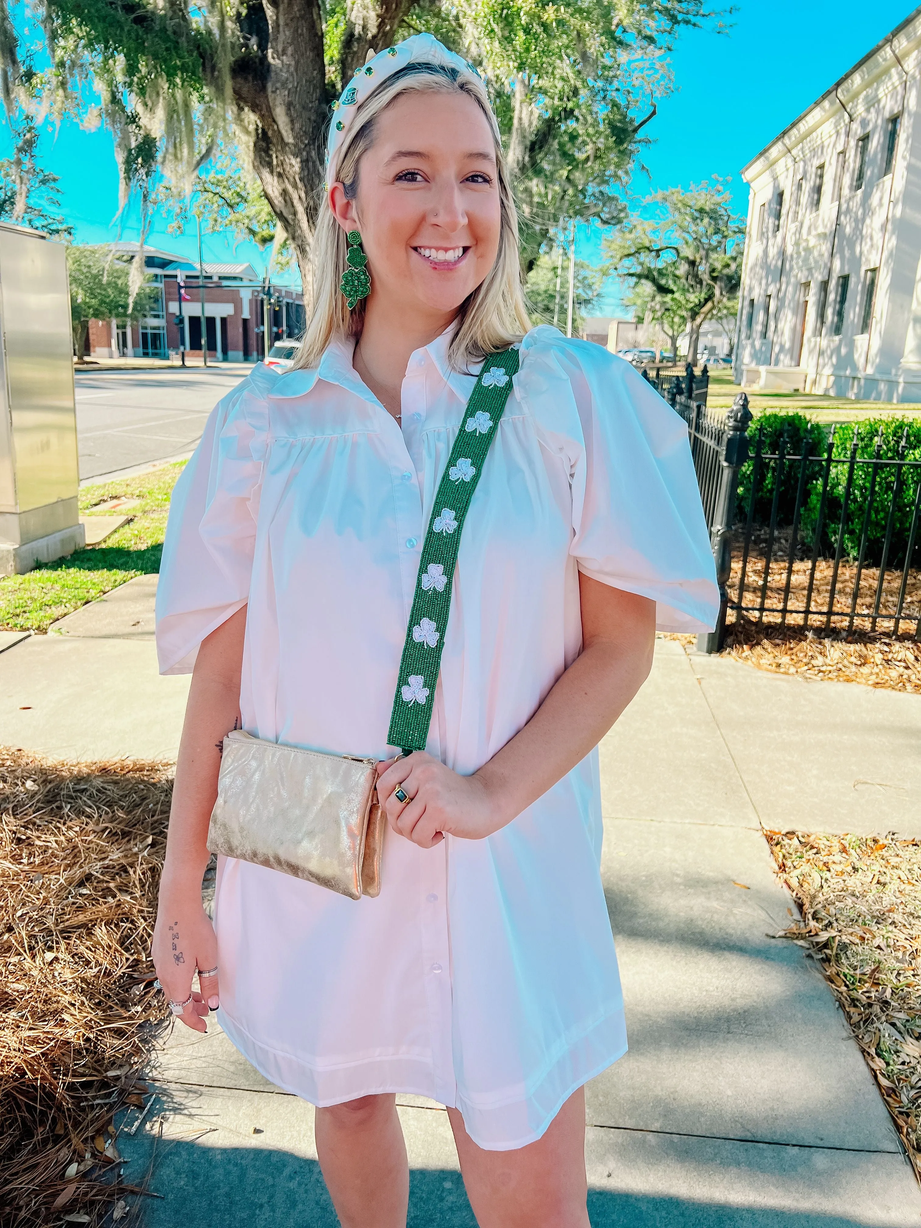 Shamrock Crossbody Strap GREEN