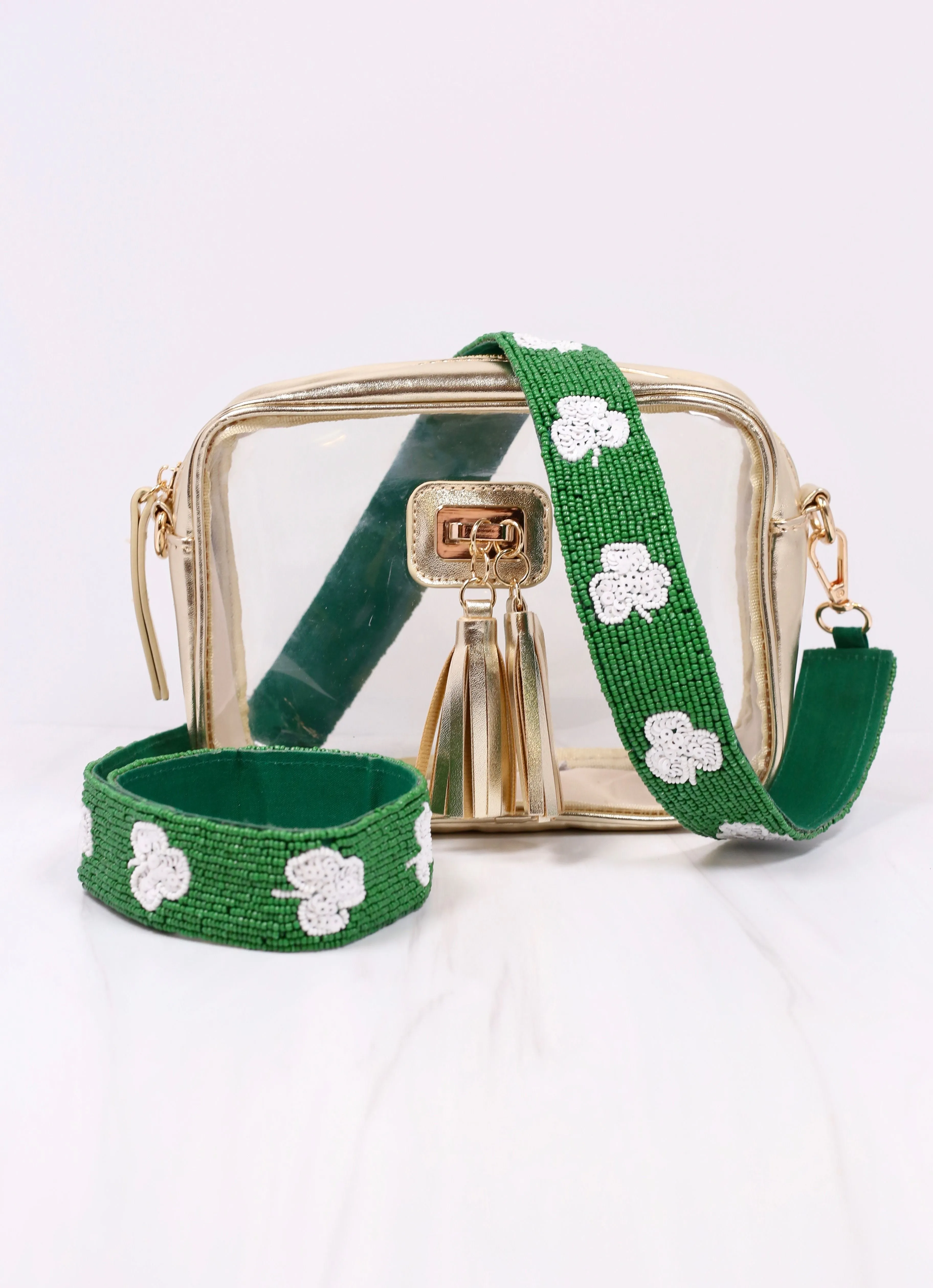 Shamrock Crossbody Strap GREEN