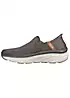 Skechers Mens Brown Slip-Ins D’Lux Walker Orford Trainers