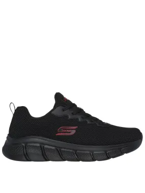 Skechers Skechers Bobs B-Flex Lace-Up Knit Trainers - Black Knit