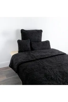 Soft Furnishings | Merino Wool Quilt - Black | Native Natural