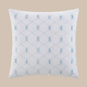 Southern Tide Southern Pines Square White Decorative Pillow