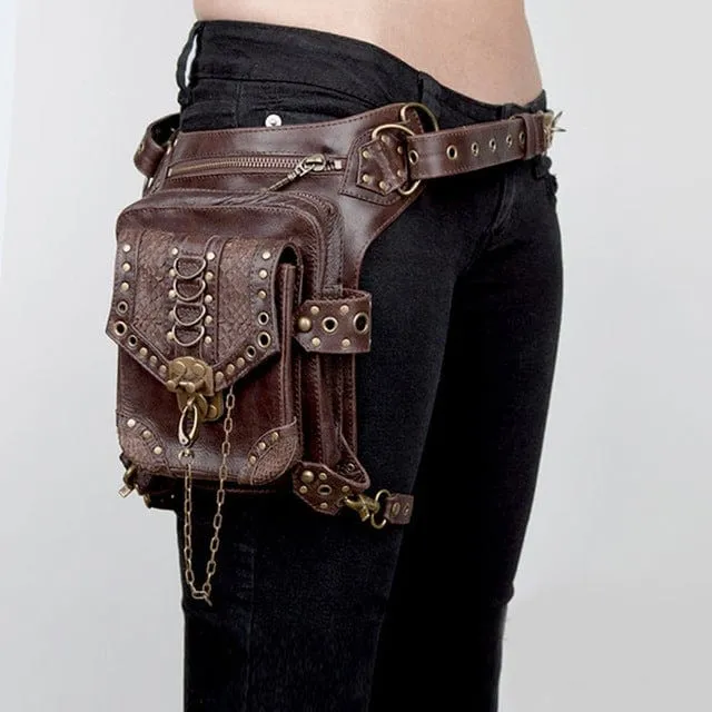 Steampunk Chained Mini Travel Bag