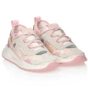 Teen Pink Logo Trainers