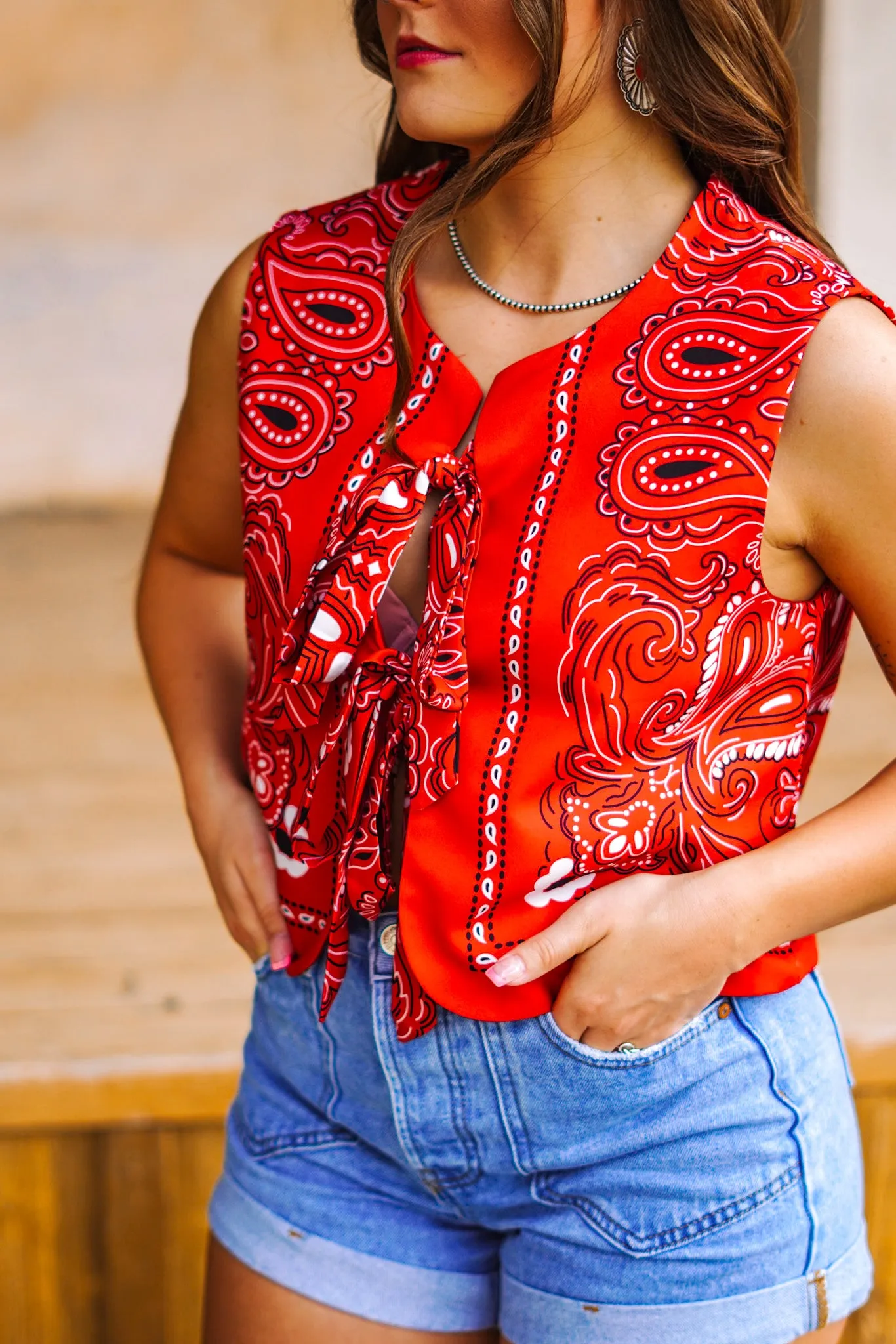 The Eastwood Paisley Vest