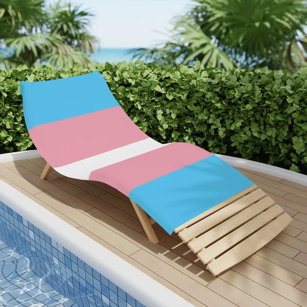 Trans Coloured Trans Pride Beach Towels